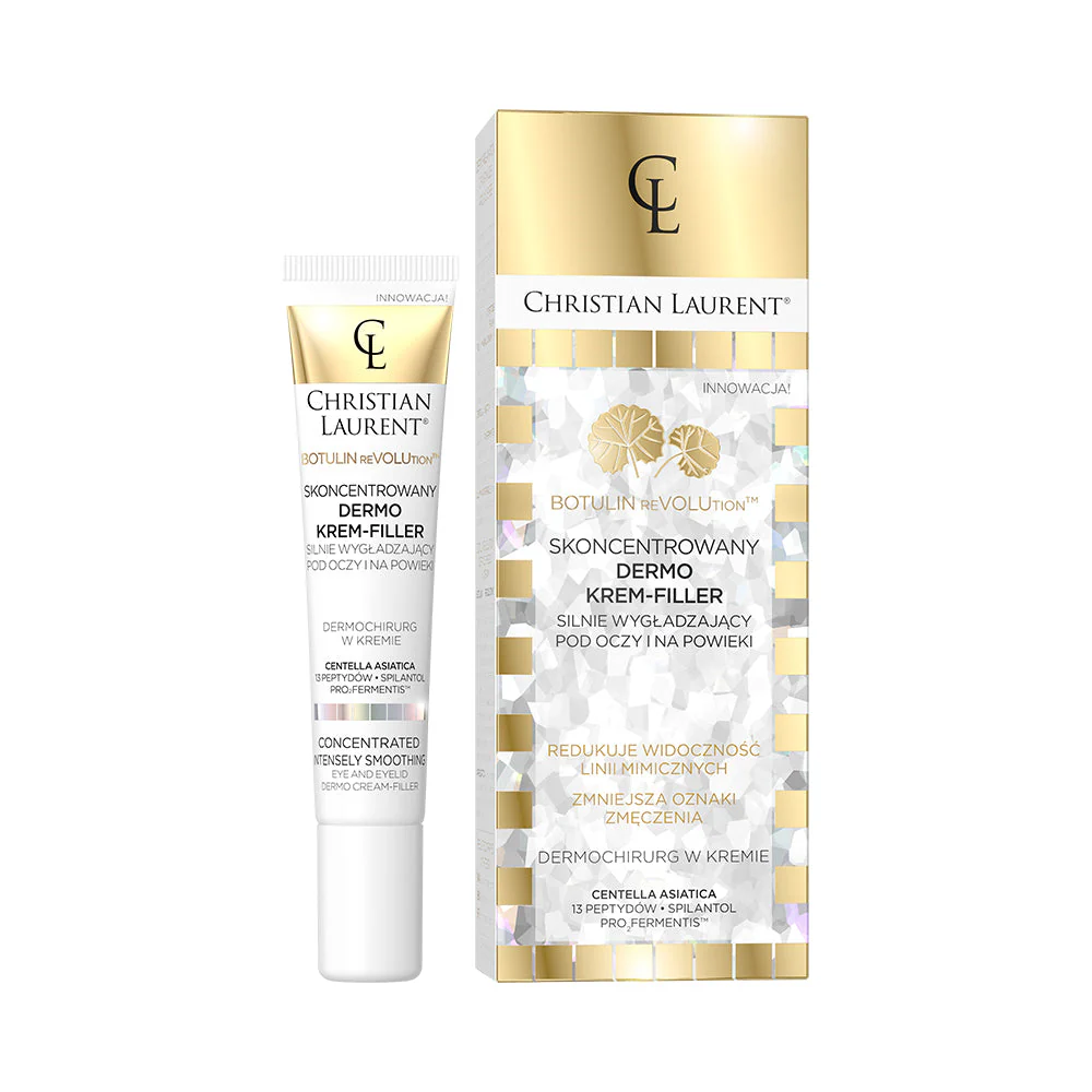 Concentrated dermo eye cream-filler strongly smoothing