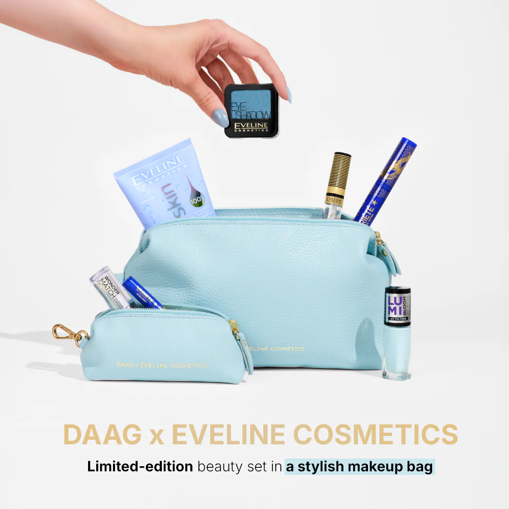 DAAG x Eveline Cosmetics Limited-edition beauty set with makeup bags - Image 2
