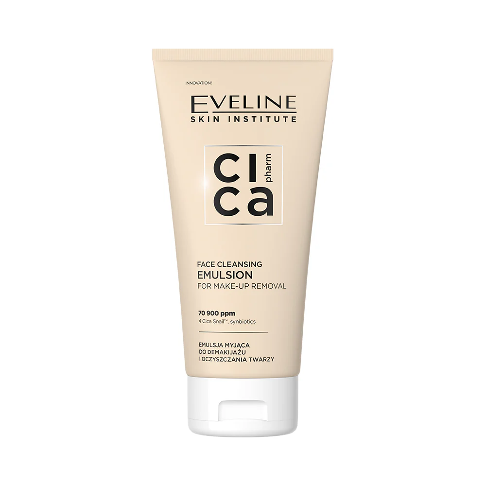 Face cleansing emulsion for make-up removal