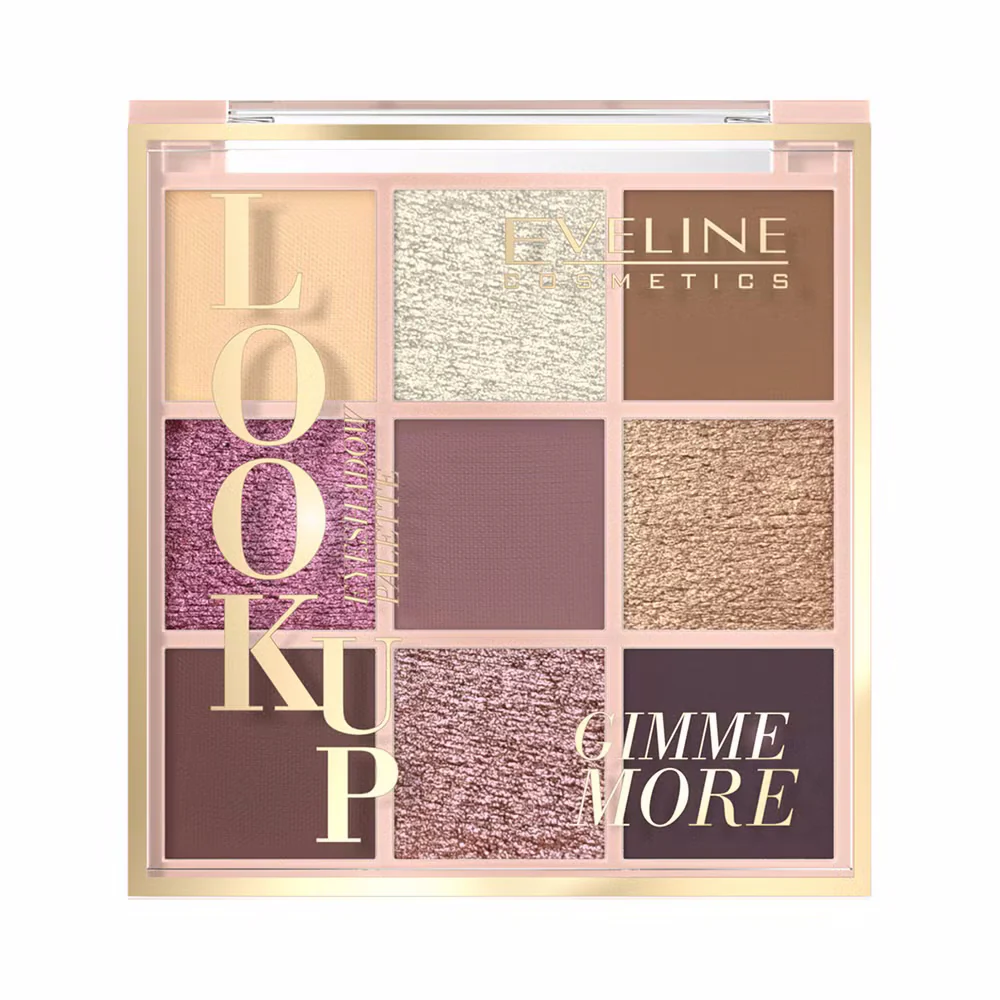 Palette of 9 eye shadows