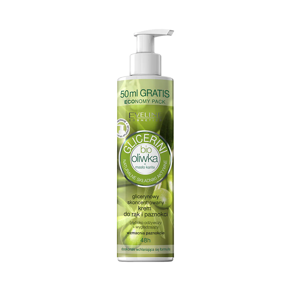 Hand and nail cream with olive oil