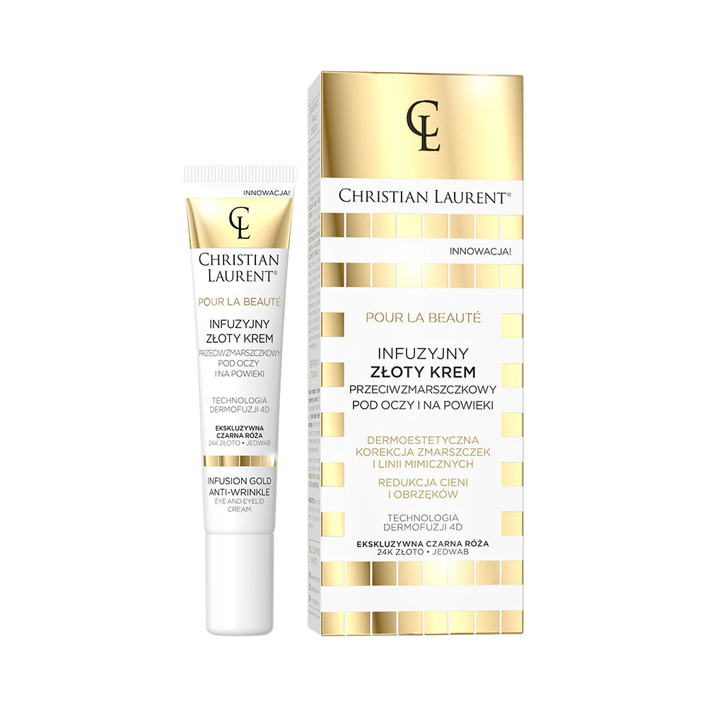 Infusion gold anti-wrinkle eye and eyelid cream
