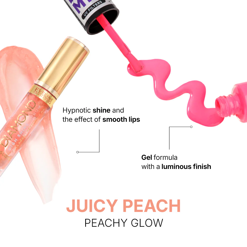 Juicy Peach Lips & Nails Combo Set - Image 2