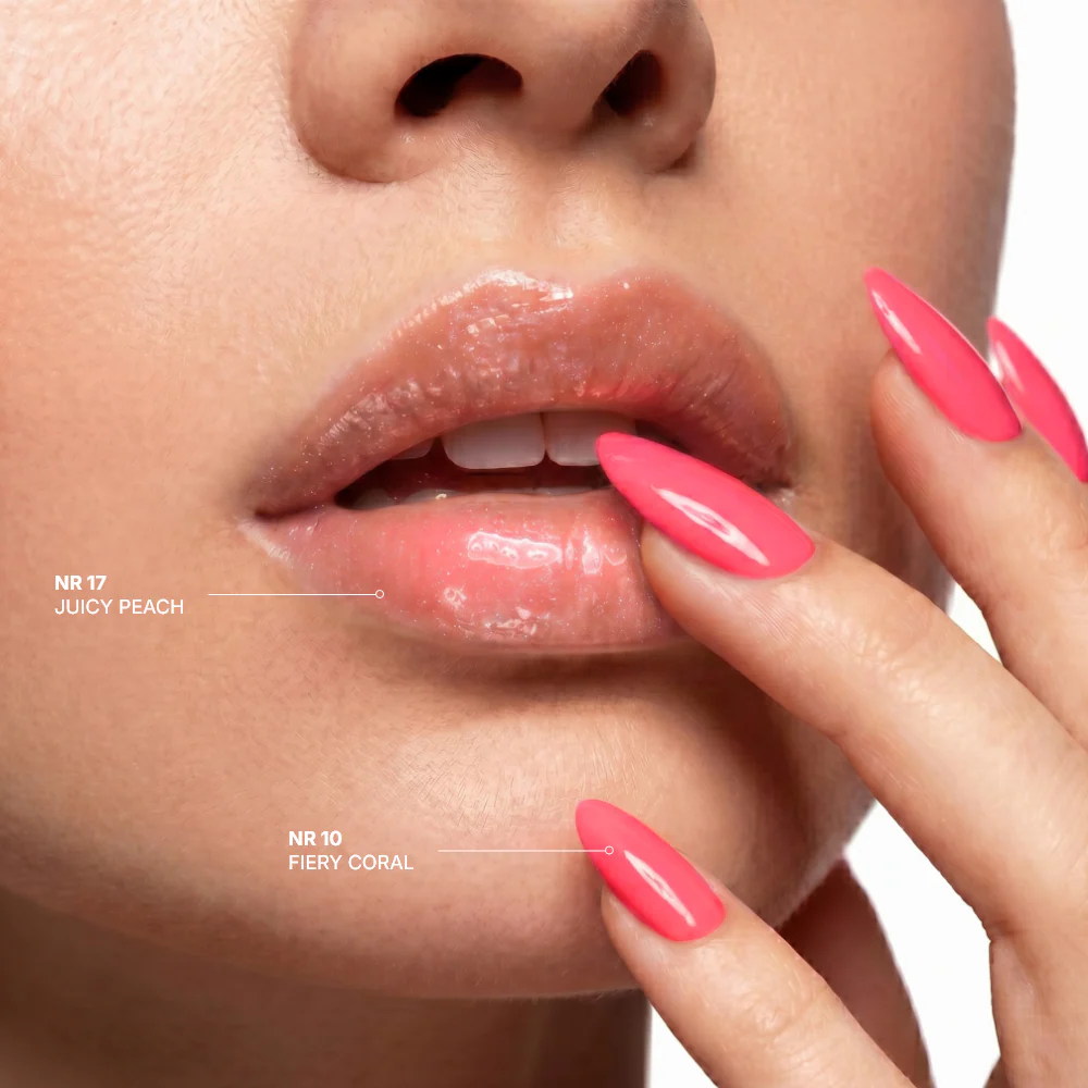 Juicy Peach Lips & Nails Combo Set - Image 3