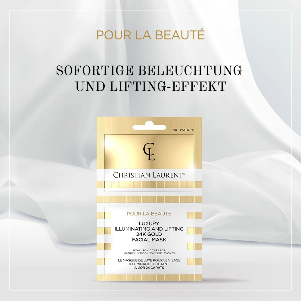 Luxurious illuminating and lifting face mask with 24k gold - Image 2
