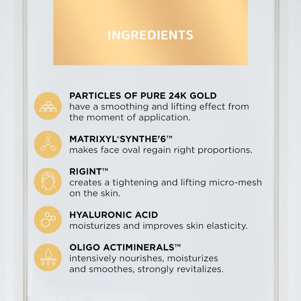 Luxurious multi-repair cream-serum with 24 gold, 70+ - Image 4
