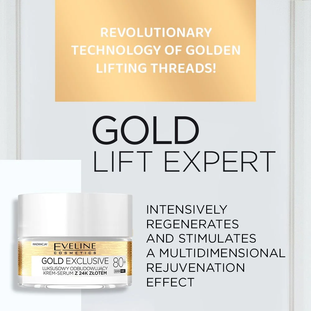 A luxurious rebuilding cream-serum with 24K gold 80+ - Image 3