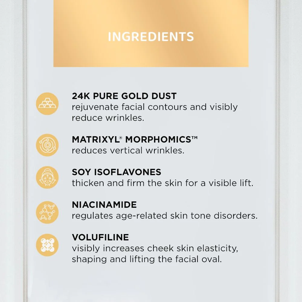 A luxurious rebuilding cream-serum with 24K gold 80+ - Image 5