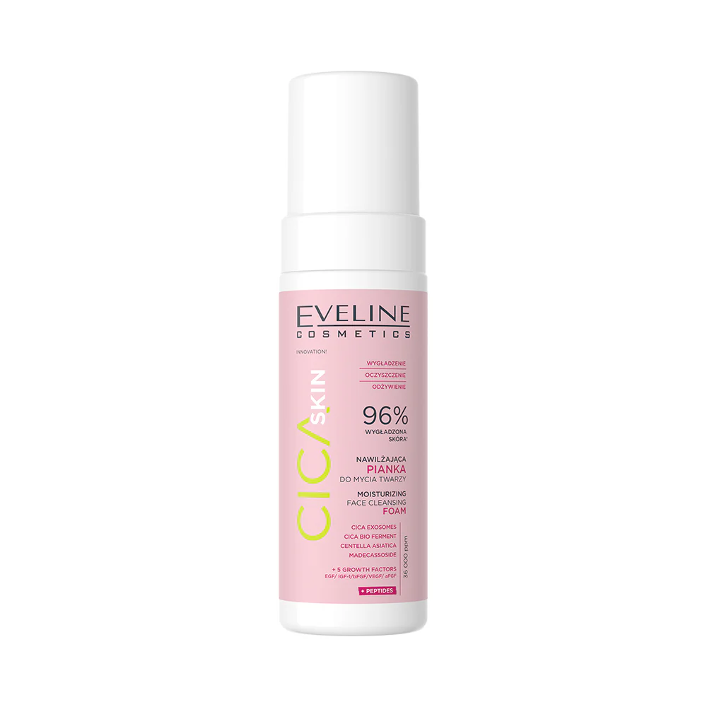 Moisturising face cleansing foam