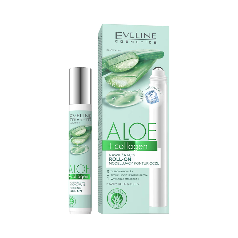 Moisturizing & lifting eye contour gel in roll-on