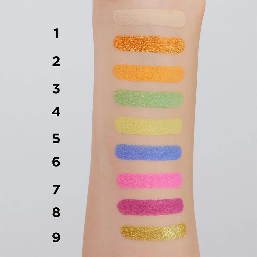 Neon Lime palette of 9 eyeshadows - Image 2