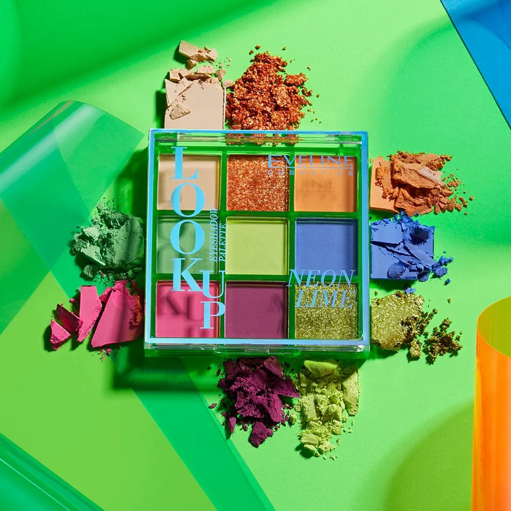 Neon Lime palette of 9 eyeshadows - Image 5