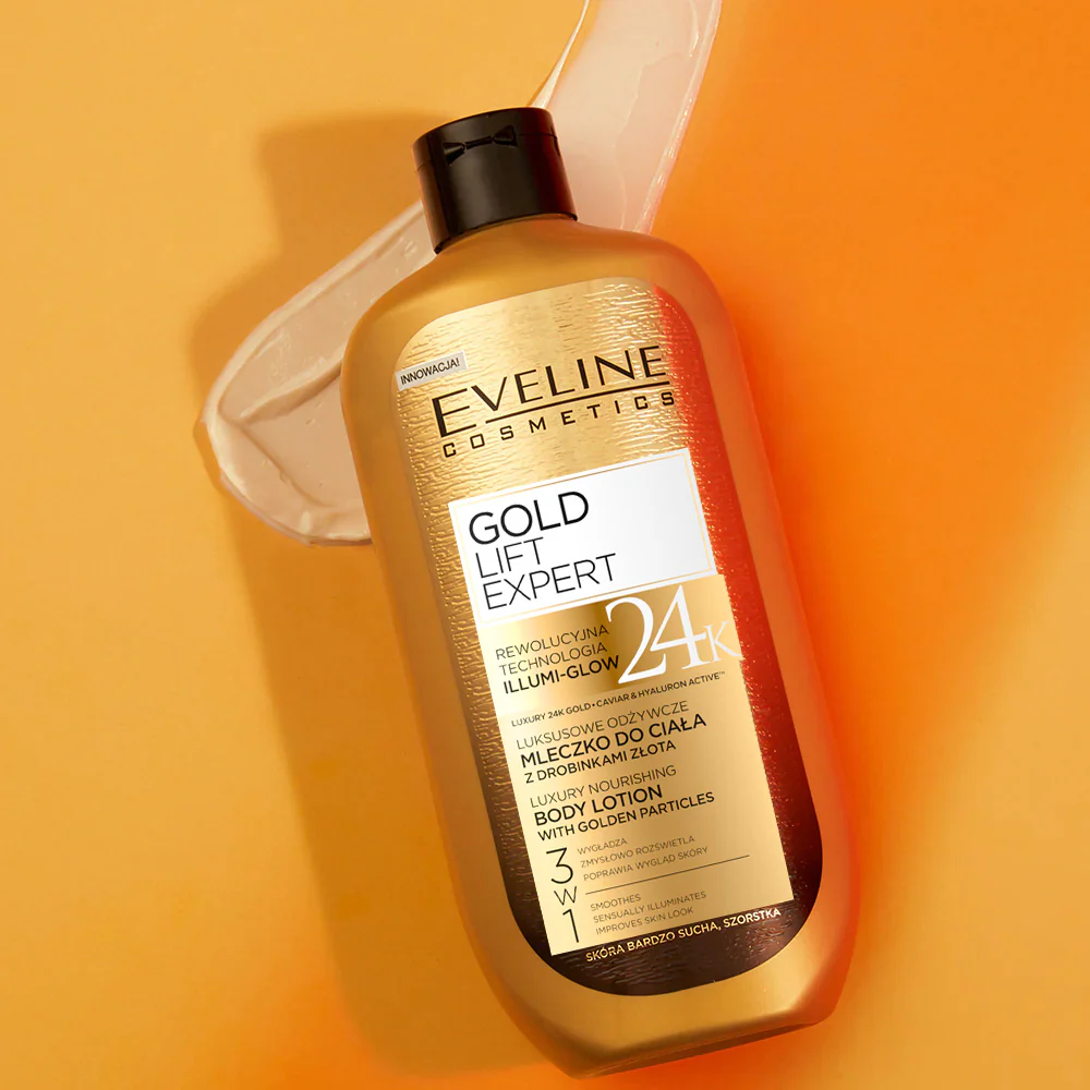 Nourishing body lotion with gold dust - Image 3