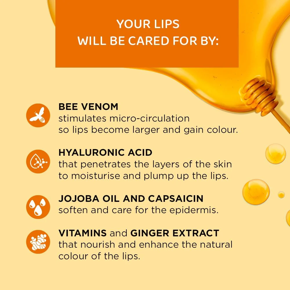 Plumping Lip Gloss with hyaluronic acid and bee venom - Image 5