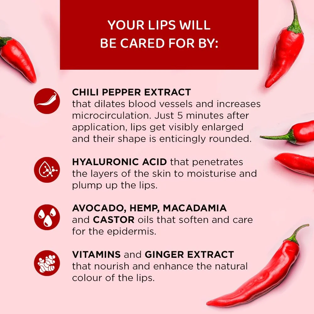 Plumping Lip Gloss with with hyaluronic acid and chili - Image 5