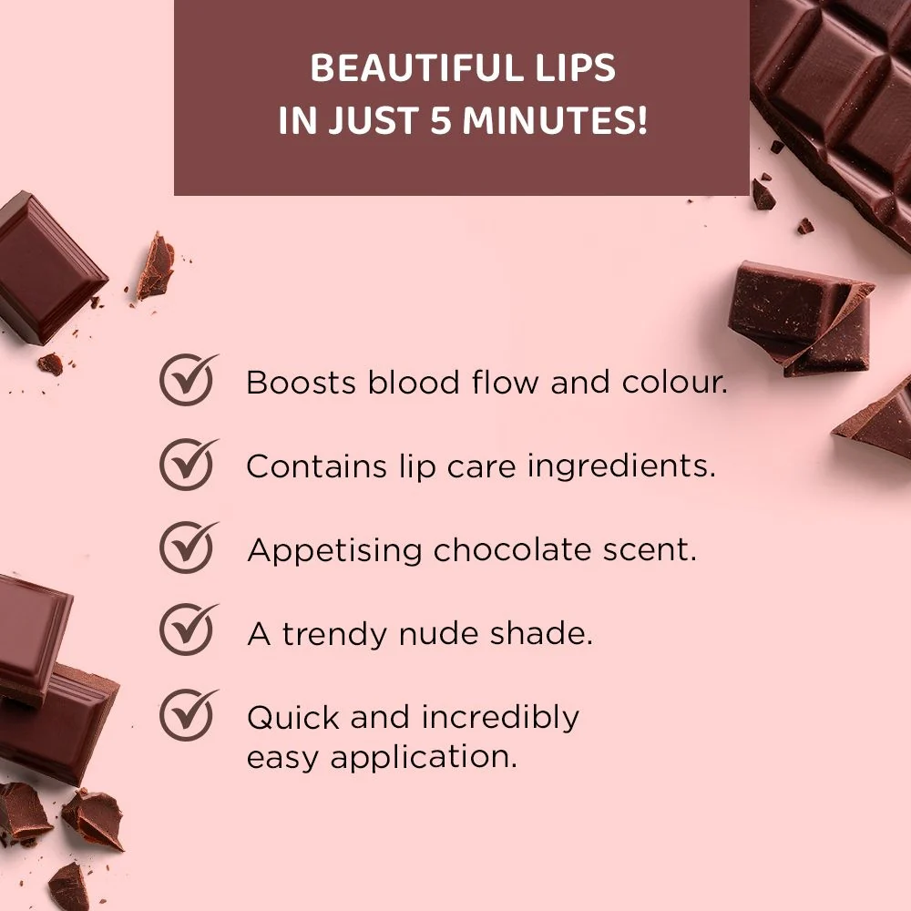 Plumping Lip Gloss with hyaluronic acid and chili, Chocolate - Image 4