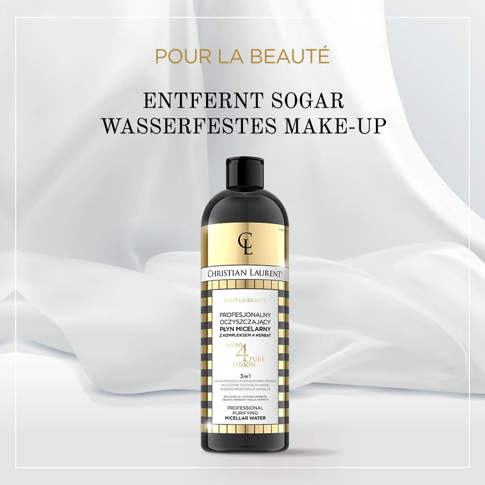 Professional cleansing micellar water with a complex of 4 teas 3in1 - Image 2