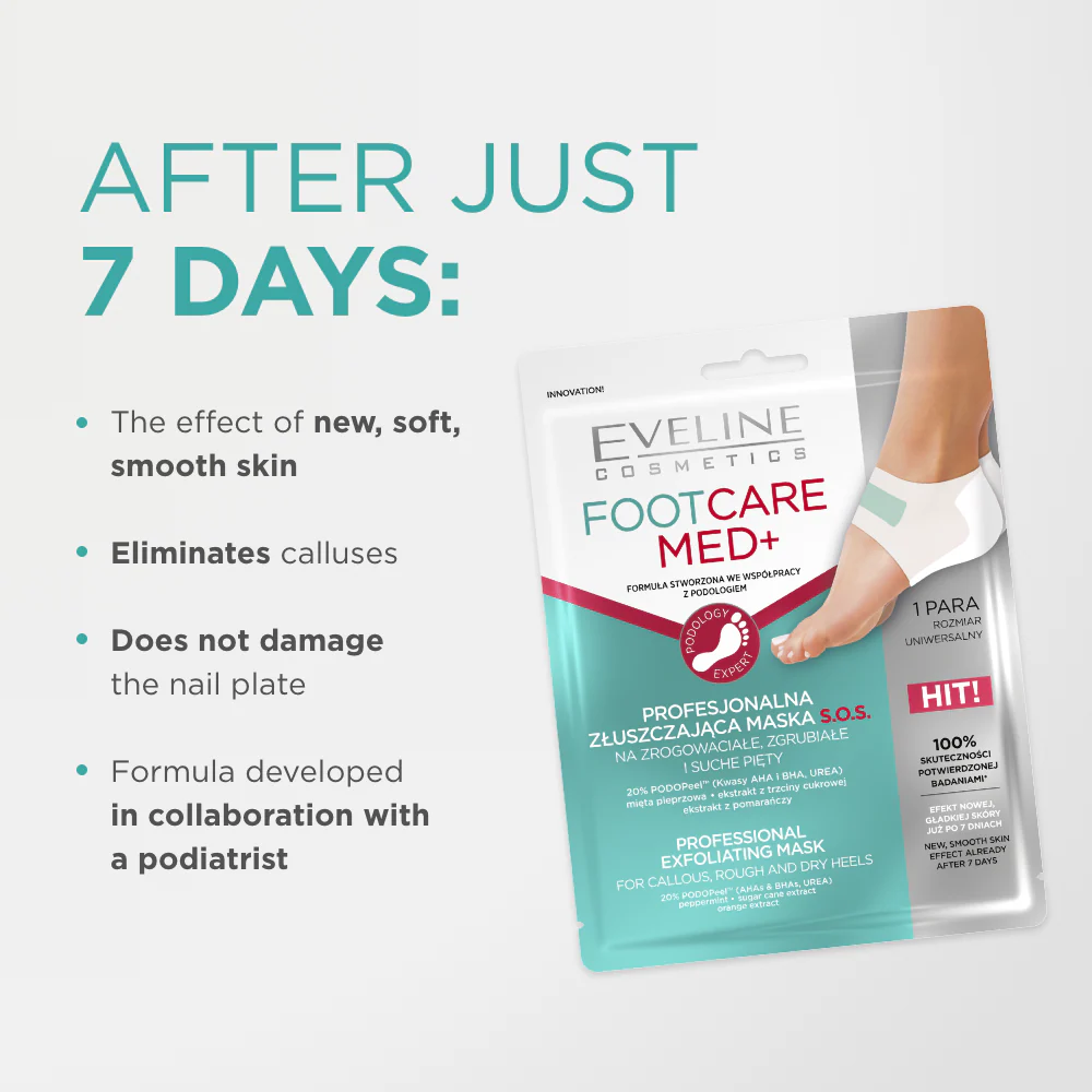 Professional exfoliating mask for callous, rough and dry heels - Image 3