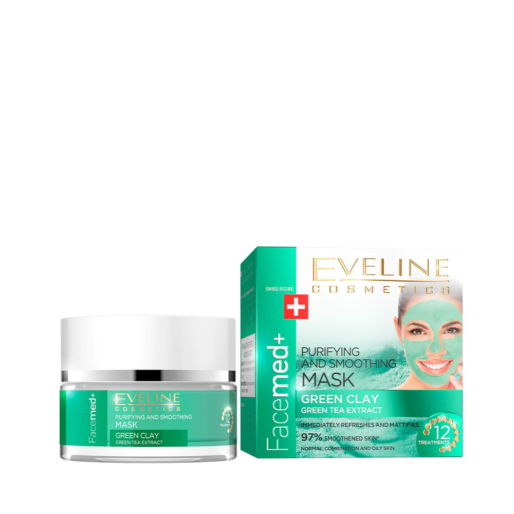Purifying and smoothing mask with green clay