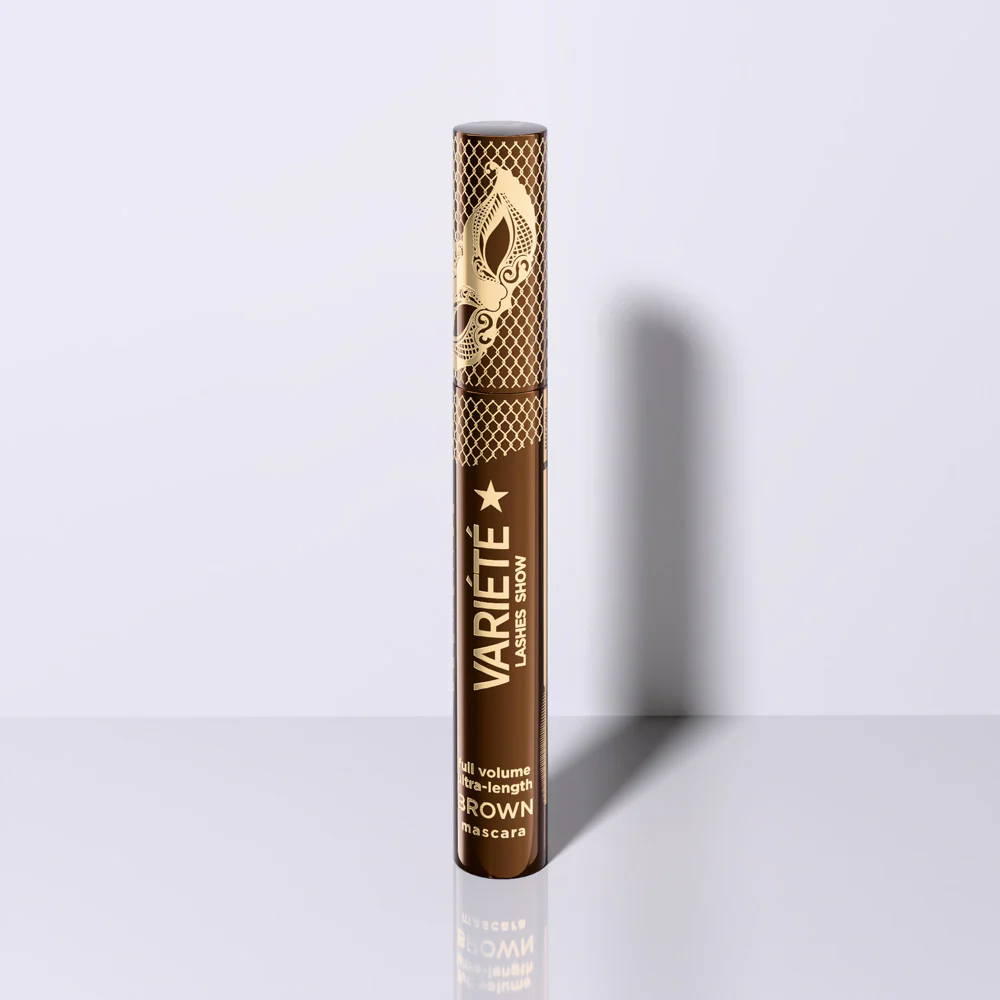 Thickening and lengthening mascara, brown