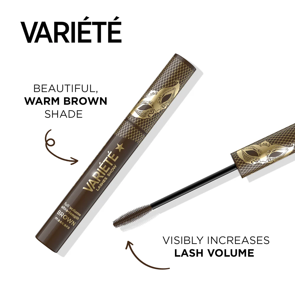 Thickening and lengthening mascara, brown - Image 2