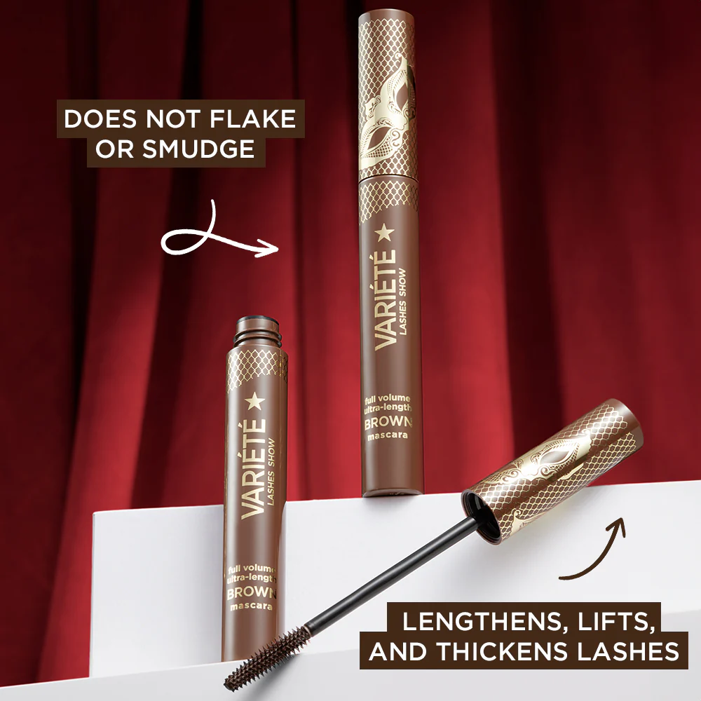 Thickening and lengthening mascara, brown - Image 3