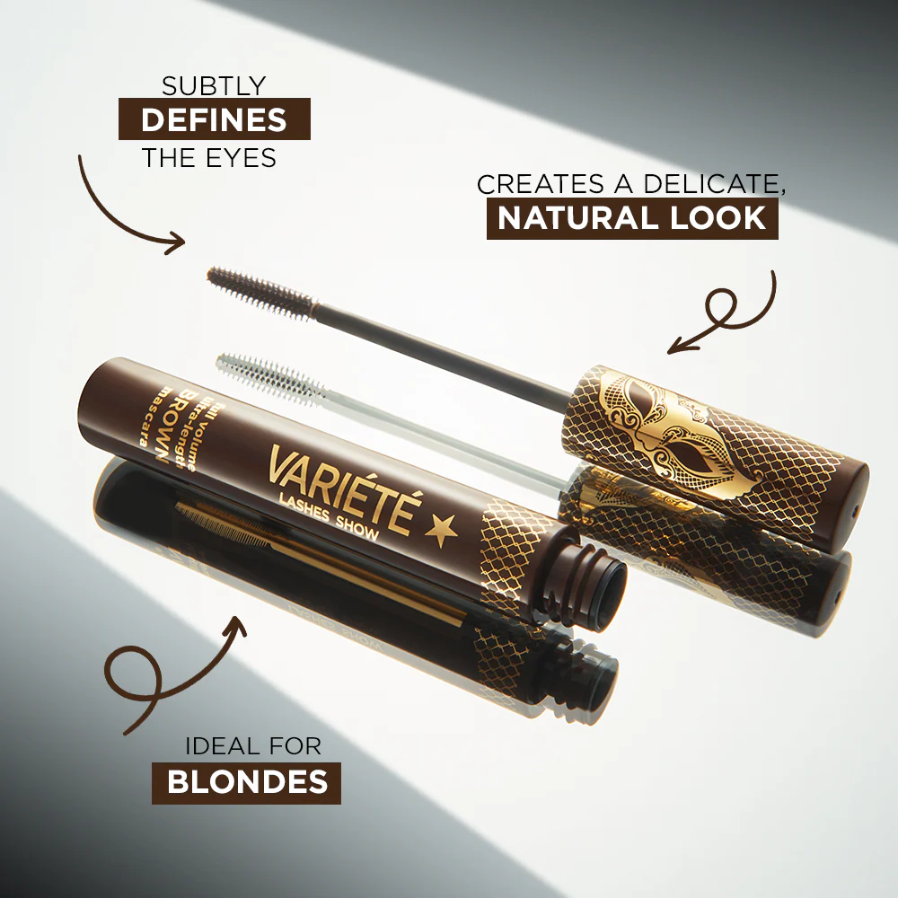 Thickening and lengthening mascara, brown - Image 5