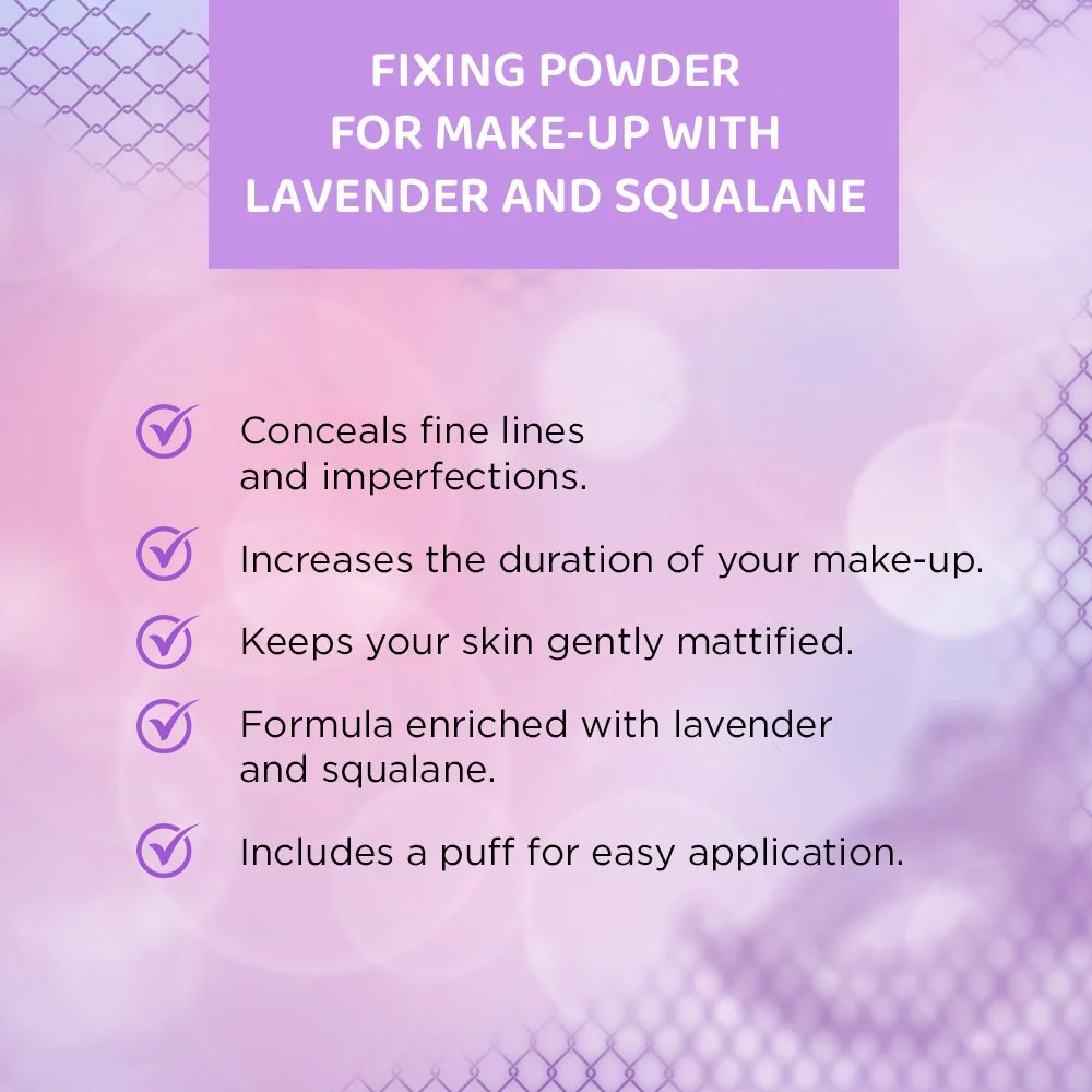 Ultra fixing transparent loose powder with lavender and squalane - Image 3