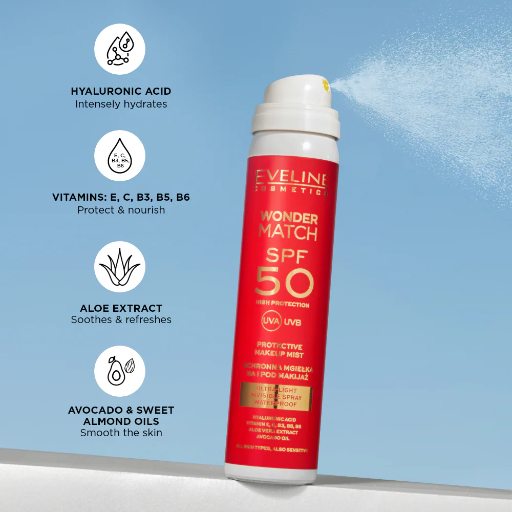 Ultra-light SPF 50 protective mist for the face - Image 3