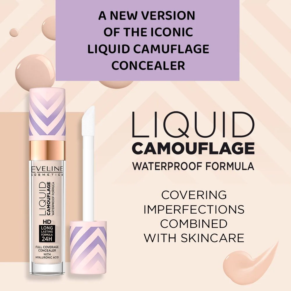 Waterproof camouflage concealer with hyaluronic acid - Image 3