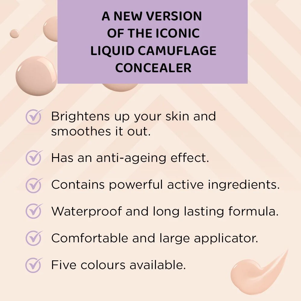 Waterproof camouflage concealer with hyaluronic acid - Image 4